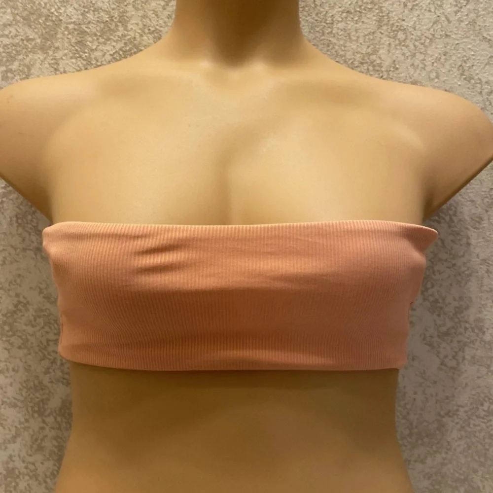Zaful Peach Bikini Top